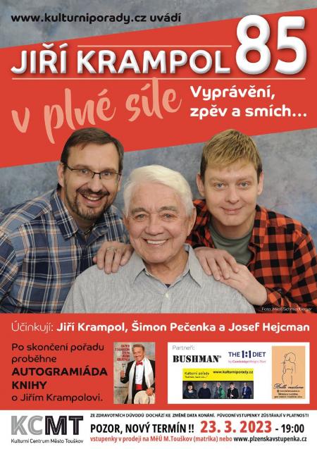 Jiří Krampol 85 – ZMĚNA TERMÍNU !!!